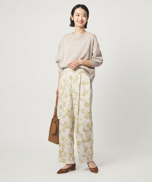 green label relaxing / グリーンレーベル リラクシング その他パンツ | フラワー プリント パンツ | 詳細4
