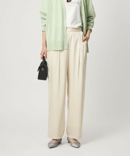 green label relaxing / グリーンレーベル リラクシング その他パンツ | サテン パンツ | 詳細1