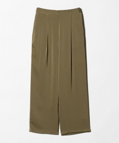 green label relaxing / グリーンレーベル リラクシング その他パンツ | サテン パンツ（MD.BROWN）
