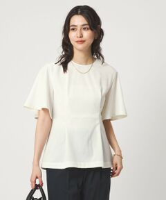 green label relaxing / グリーンレーベル リラクシング シャツ・ブラウス | ［size SHORTあり］サラフール タック ブラウス ストレッチ 接触冷感 UVカット