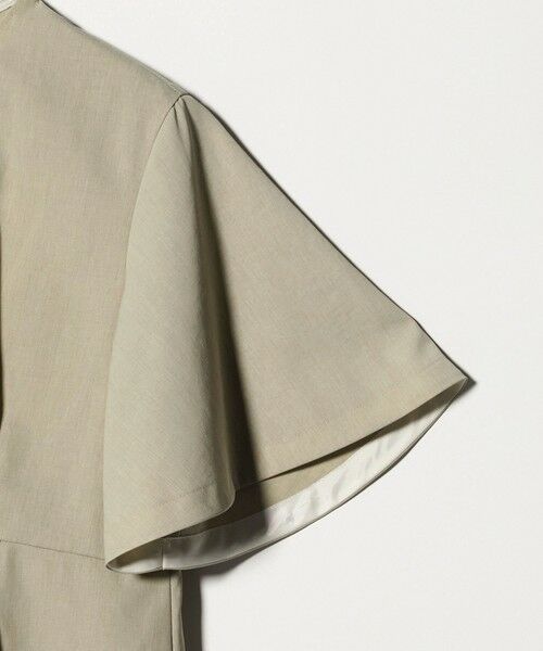 green label relaxing / グリーンレーベル リラクシング シャツ・ブラウス | ［size SHORTあり］サラフール タック ブラウス ストレッチ 接触冷感 UVカット | 詳細13