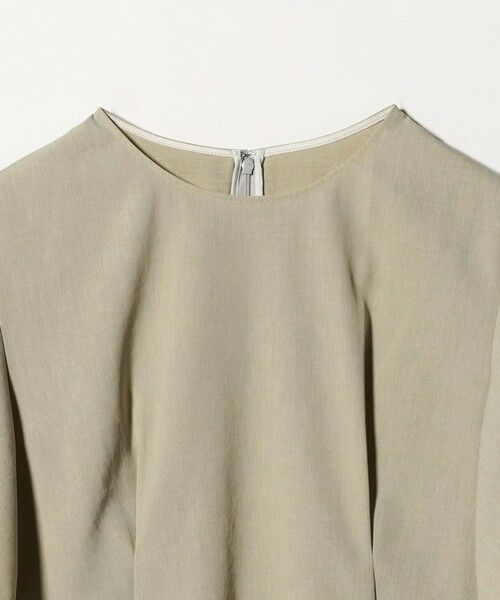 green label relaxing / グリーンレーベル リラクシング シャツ・ブラウス | ［size SHORTあり］サラフール タック ブラウス ストレッチ 接触冷感 UVカット | 詳細15