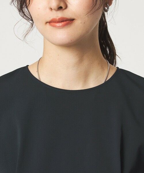 green label relaxing / グリーンレーベル リラクシング シャツ・ブラウス | ［size SHORTあり］サラフール タック ブラウス ストレッチ 接触冷感 UVカット | 詳細26