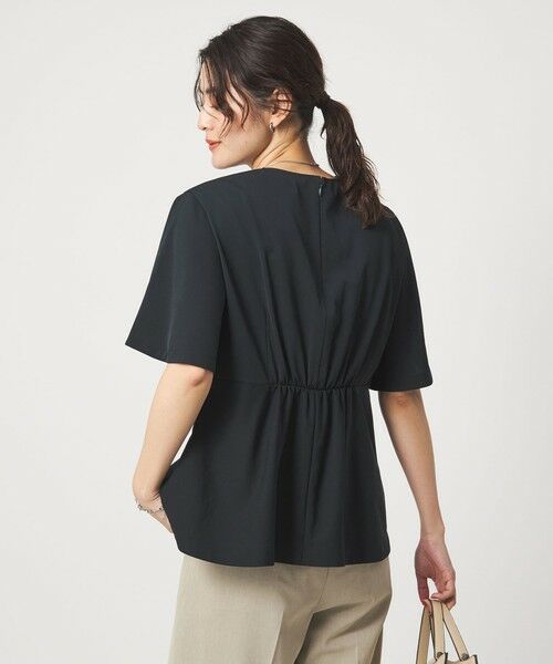 green label relaxing / グリーンレーベル リラクシング シャツ・ブラウス | ［size SHORTあり］サラフール タック ブラウス ストレッチ 接触冷感 UVカット | 詳細19