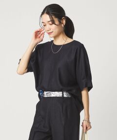 green label relaxing / グリーンレーベル リラクシング シャツ・ブラウス | リネンライク ブラウス マシンウォッシャブル ストレッチ UVカット