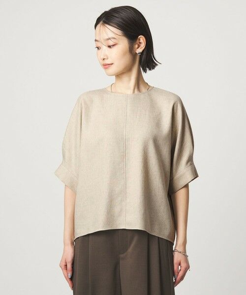 green label relaxing / グリーンレーベル リラクシング シャツ・ブラウス | リネンライク ブラウス マシンウォッシャブル ストレッチ UVカット | 詳細5