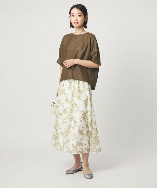 green label relaxing / グリーンレーベル リラクシング シャツ・ブラウス | リネンライク ブラウス マシンウォッシャブル ストレッチ UVカット | 詳細23