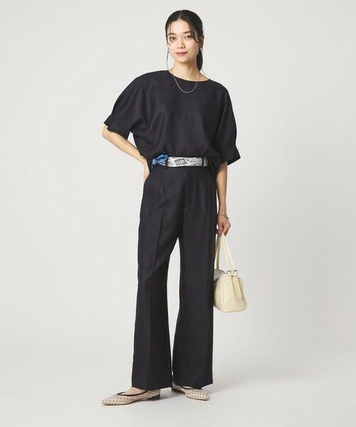 green label relaxing / グリーンレーベル リラクシング シャツ・ブラウス | リネンライク ブラウス マシンウォッシャブル ストレッチ UVカット | 詳細27