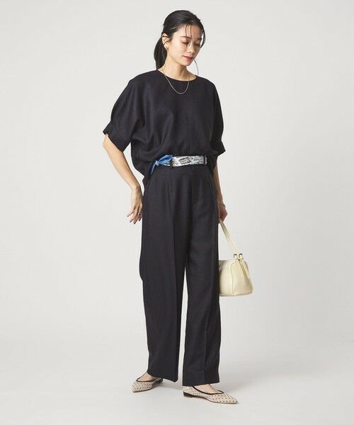 green label relaxing / グリーンレーベル リラクシング シャツ・ブラウス | リネンライク ブラウス マシンウォッシャブル ストレッチ UVカット | 詳細28