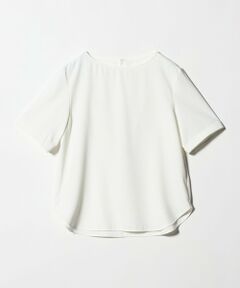 green label relaxing / グリーンレーベル リラクシング シャツ・ブラウス | クルーネック ショートスリーブ ブラウス マシンウォッシャブル UVカット