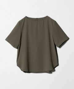 green label relaxing / グリーンレーベル リラクシング シャツ・ブラウス | クルーネック ショートスリーブ ブラウス マシンウォッシャブル UVカット