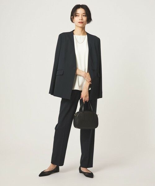 green label relaxing / グリーンレーベル リラクシング シャツ・ブラウス | クルーネック ショートスリーブ ブラウス マシンウォッシャブル UVカット | 詳細4