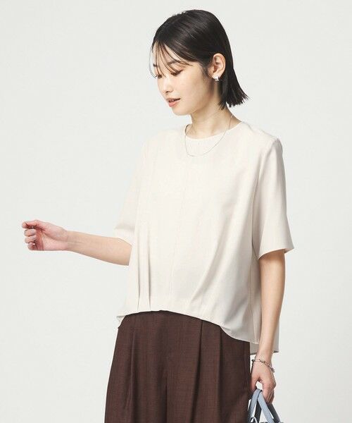 green label relaxing / グリーンレーベル リラクシング シャツ・ブラウス | ライン TEE ブラス | 詳細1