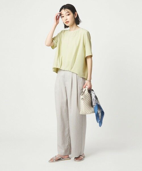 green label relaxing / グリーンレーベル リラクシング シャツ・ブラウス | ライン TEE ブラス | 詳細9