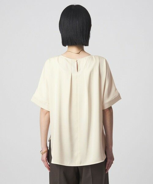 green label relaxing / グリーンレーベル リラクシング シャツ・ブラウス | サテン TEE ブラウス | 詳細7