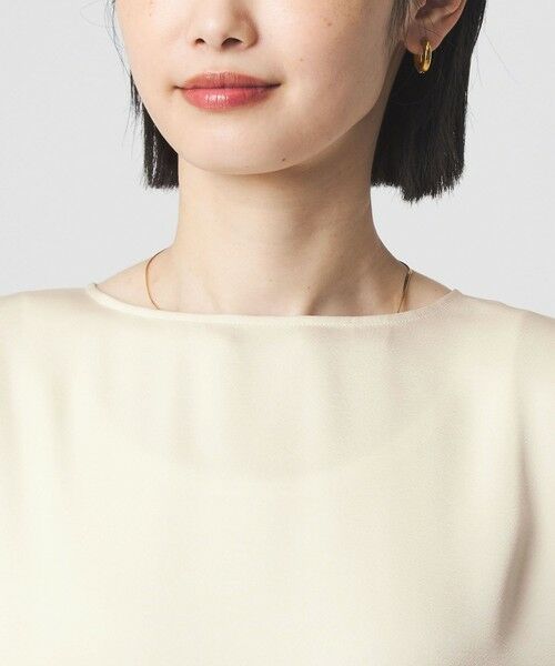 green label relaxing / グリーンレーベル リラクシング シャツ・ブラウス | サテン TEE ブラウス | 詳細8