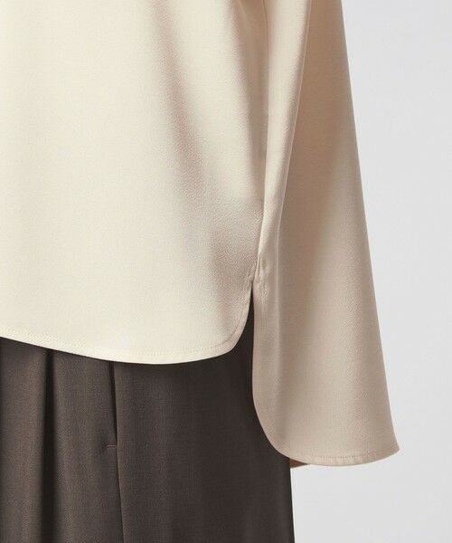 green label relaxing / グリーンレーベル リラクシング シャツ・ブラウス | サテン TEE ブラウス | 詳細11