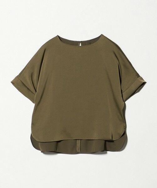 green label relaxing / グリーンレーベル リラクシング シャツ・ブラウス | サテン TEE ブラウス | 詳細17
