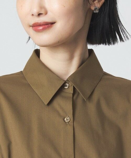 green label relaxing / グリーンレーベル リラクシング シャツ・ブラウス | ウエスト タック フレア シャツ | 詳細15