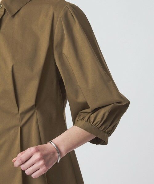 green label relaxing / グリーンレーベル リラクシング シャツ・ブラウス | ウエスト タック フレア シャツ | 詳細16