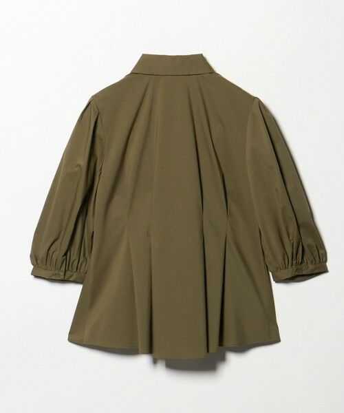 green label relaxing / グリーンレーベル リラクシング シャツ・ブラウス | ウエスト タック フレア シャツ | 詳細20