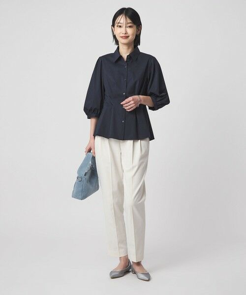 green label relaxing / グリーンレーベル リラクシング シャツ・ブラウス | ウエスト タック フレア シャツ | 詳細22