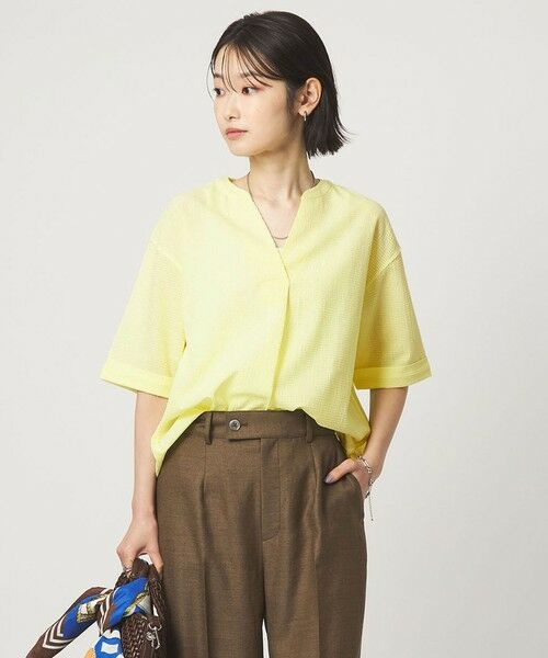 green label relaxing / グリーンレーベル リラクシング カットソー | サッカー スキッパー プルオーバー カットソー | 詳細9