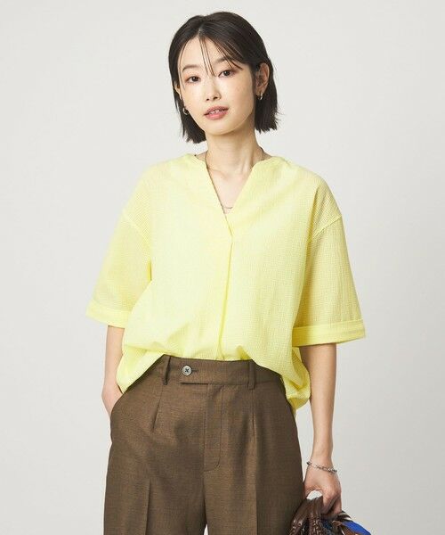 green label relaxing / グリーンレーベル リラクシング カットソー | サッカー スキッパー プルオーバー カットソー | 詳細10