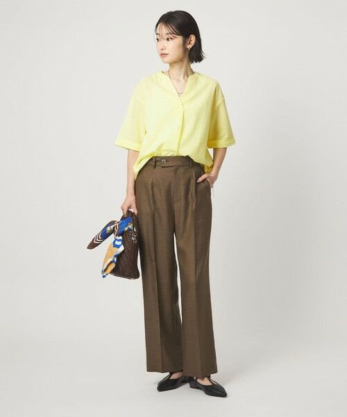 green label relaxing / グリーンレーベル リラクシング カットソー | サッカー スキッパー プルオーバー カットソー | 詳細12