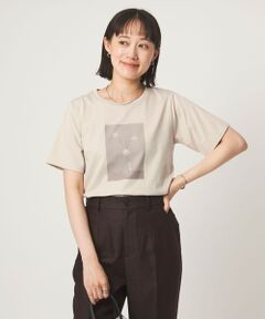 green label relaxing / グリーンレーベル リラクシング カットソー | ロゴ ショートスリーブ プルオーバー カットソー 接触冷感