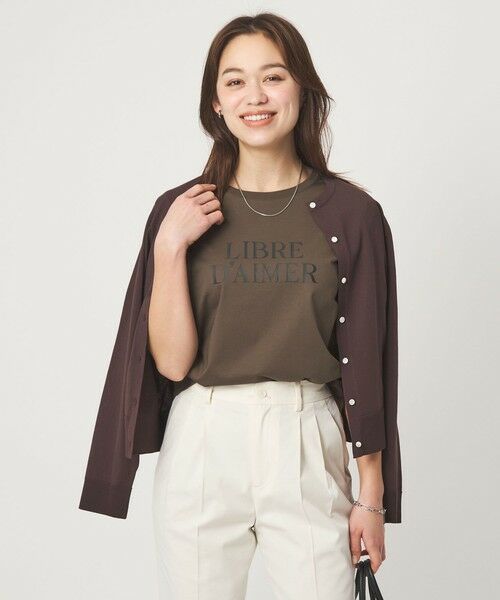 green label relaxing / グリーンレーベル リラクシング カットソー | COOL CHIC ロゴ プルオーバー カットソー | 詳細1