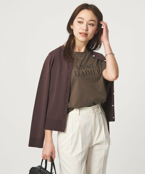 green label relaxing / グリーンレーベル リラクシング カットソー | COOL CHIC ロゴ プルオーバー カットソー（MOCA）