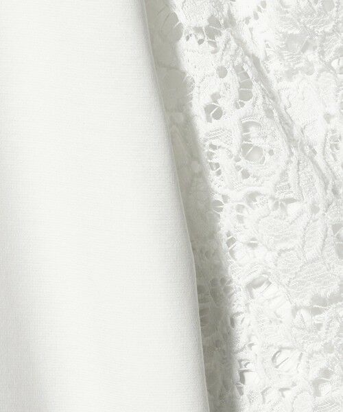 green label relaxing / グリーンレーベル リラクシング カットソー | 袖レース ドッキング プルオーバー カットソー | 詳細7