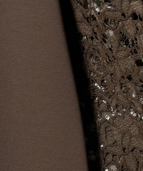 green label relaxing / グリーンレーベル リラクシング カットソー | 袖レース ドッキング プルオーバー カットソー | 詳細9