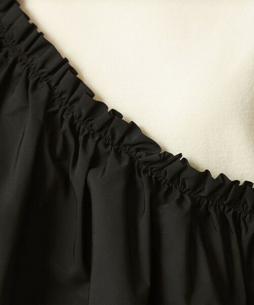 green label relaxing / グリーンレーベル リラクシング ニット・セーター | フリル ドッキング 5分袖 ニット プルオーバー ウォッシャブル | 詳細8