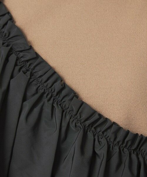 green label relaxing / グリーンレーベル リラクシング ニット・セーター | フリル ドッキング 5分袖 ニット プルオーバー ウォッシャブル | 詳細30