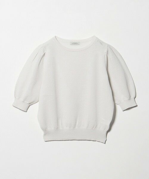 green label relaxing / グリーンレーベル リラクシング ニット・セーター | ハニカム タック スリーブ プルオーバー ニット | 詳細7