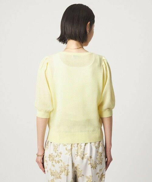 green label relaxing / グリーンレーベル リラクシング ニット・セーター | ハニカム タック スリーブ プルオーバー ニット | 詳細18