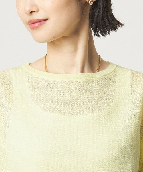 green label relaxing / グリーンレーベル リラクシング ニット・セーター | ハニカム タック スリーブ プルオーバー ニット | 詳細19