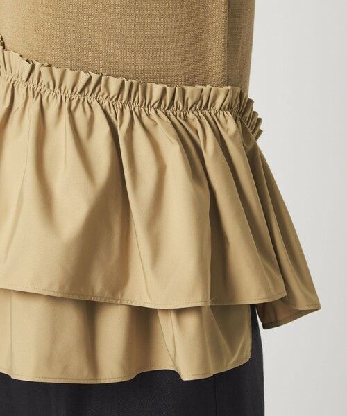 green label relaxing / グリーンレーベル リラクシング ニット・セーター | ドッキング ペプラム ショートスリーブ ニット プルオーバー ウォッシャブル | 詳細23