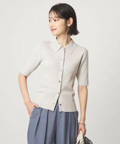 green label relaxing / グリーンレーベル リラクシング ニット・セーター | HIYOKE エリツキ リブ ニット マシンウォッシャブル UVカット 遮熱