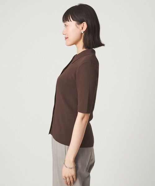 green label relaxing / グリーンレーベル リラクシング ニット・セーター | HIYOKE エリツキ リブ ニット マシンウォッシャブル UVカット 遮熱 | 詳細11