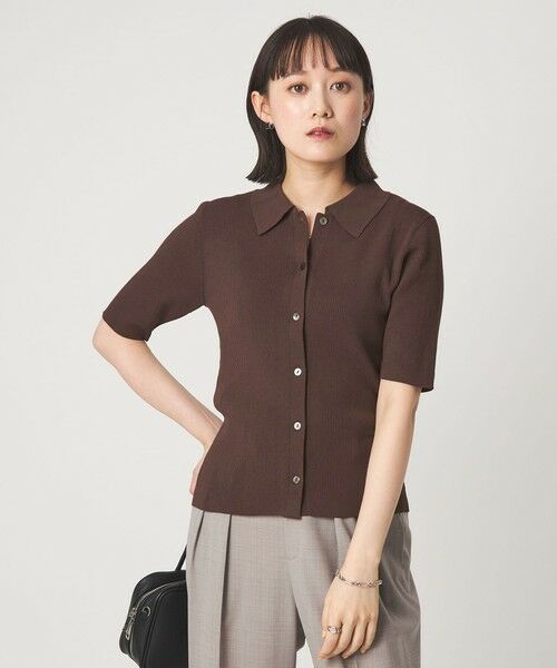 green label relaxing / グリーンレーベル リラクシング ニット・セーター | HIYOKE エリツキ リブ ニット マシンウォッシャブル UVカット 遮熱 | 詳細7