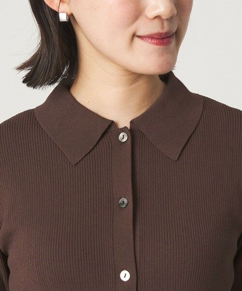 green label relaxing / グリーンレーベル リラクシング ニット・セーター | HIYOKE エリツキ リブ ニット マシンウォッシャブル UVカット 遮熱 | 詳細13