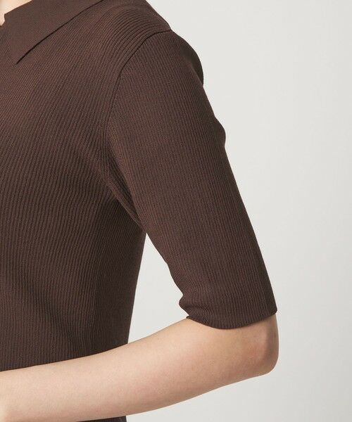 green label relaxing / グリーンレーベル リラクシング ニット・セーター | HIYOKE エリツキ リブ ニット マシンウォッシャブル UVカット 遮熱 | 詳細14