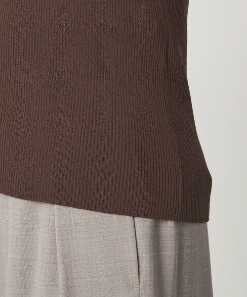 green label relaxing / グリーンレーベル リラクシング ニット・セーター | HIYOKE エリツキ リブ ニット マシンウォッシャブル UVカット 遮熱 | 詳細15