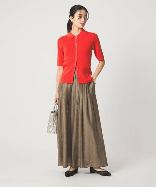 green label relaxing / グリーンレーベル リラクシング ニット・セーター | HIYOKE エリツキ リブ ニット マシンウォッシャブル UVカット 遮熱 | 詳細19