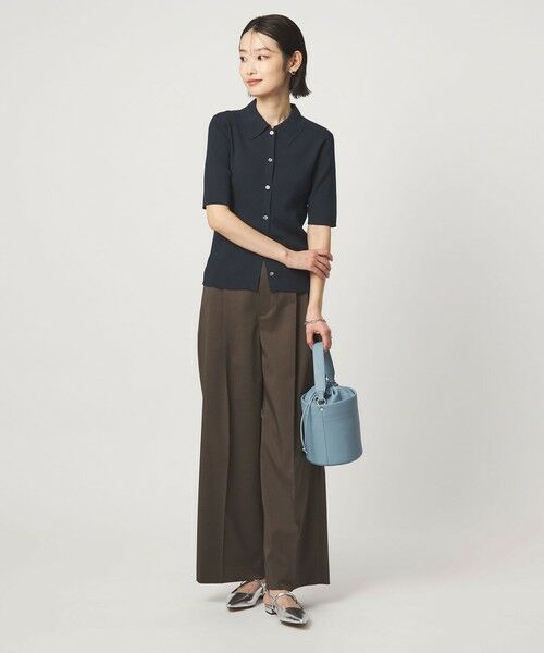 green label relaxing / グリーンレーベル リラクシング ニット・セーター | HIYOKE エリツキ リブ ニット マシンウォッシャブル UVカット 遮熱 | 詳細24