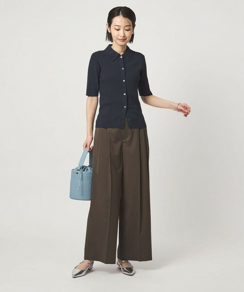 green label relaxing / グリーンレーベル リラクシング ニット・セーター | HIYOKE エリツキ リブ ニット マシンウォッシャブル UVカット 遮熱 | 詳細25