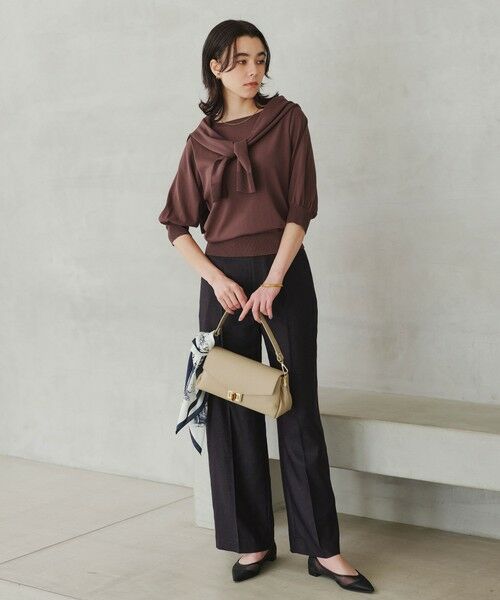 green label relaxing / グリーンレーベル リラクシング ニット・セーター | HIYOKE フォルム スリーブ プルオーバー ニット | 詳細8